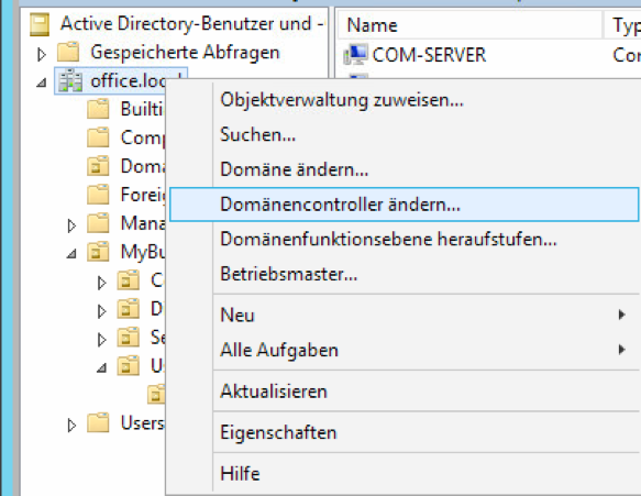 Übergabe der Betriebsmaster